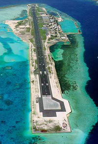 Isole Maldive Hulhule airport
