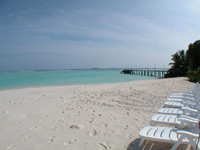 Isole Maldive isola di Madoogali atollo di Ari nord luglio 2003 by Raffaella&Mauro : spiaggia sport