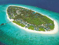 Isole Maldive Pearl resort Island isola di Meedhupparu atollo di Raa