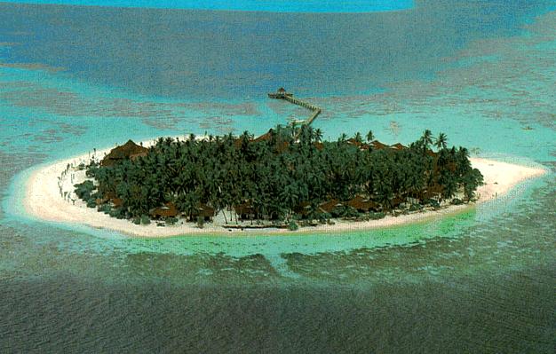 Thudufushi vista dall'alto