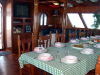 isole maldive novembre-dicembre 2003: crociera safari Maavahi boat con Albatros Top Boat By Claudia&Dario di www.tuttomaldive.it : il pranzo