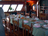 isole maldive novembre-dicembre 2003: crociera safari Maavahi boat con Albatros Top Boat By Claudia&Dario di www.tuttomaldive.it : il pranzo