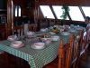 isole maldive novembre-dicembre 2003: crociera safari Maavahi boat con Albatros Top Boat By Claudia&Dario di www.tuttomaldive.it : il pranzo