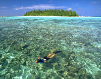 Isole Maldive Halaveli resort isola di Halaveli atollo di Ari nord