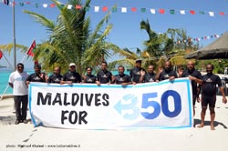 Mobilitazione alle isole Maldive contro i cambiamenti climatici - Maldives islands: Mobilization against climate change