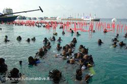 Mobilitazione alle isole Maldive contro i cambiamenti climatici - Maldives islands: Mobilization against climate change