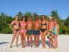 isole maldive fotografie video informazioni notizie e consigli utili moofushi resort isola di moofushi atollo di ari sud nel luglio 2007 Paola Fabrizio con il gruppo tuttomaldive