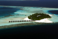 Isole Maldive Moofushi resort atollo di Ari sud by Claudia&Dario di www.tuttomaldive.it : vista dall'alto