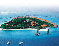 isole maldive taj coral reef resort isola di hembadhoo atollo di male nord