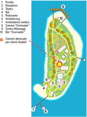 isole maldive : ventaclub rannalhi - turismo accessibile - mappa isola