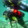 in diretta dalle maldive per www.tuttomaldive.it : rossana e zoe in immersione