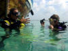 in diretta dalle maldive per www.tuttomaldive.it : syusy blady e lele pronti per l'immersione