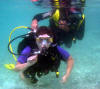 in diretta dalle maldive per www.tuttomaldive.it : syusy blady e lele in immersione
