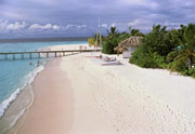 Isole Maldive Machchafushi resort isola di Machchafushi atollo di Ari sud : la spiaggia