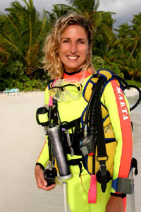 Marta Giannini dive master subacqueo diving center e safari boat isole maldive