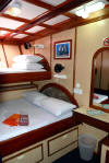 isole maldive novembre-dicembre 2003: crociera safari Maavahi boat con Albatros Top Boat By Claudia&Dario di www.tuttomaldive.it : le camere della barca