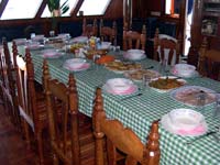 isole Maldive novembre-dicembre 2003: Crociera Safari Maavahi boat con Albatros Top Boat : il pranzo