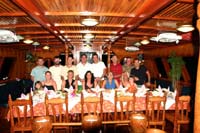 isole Maldive novembre-dicembre 2003: Crociera Safari Maavahi boat con Albatros Top Boat : tutto il gruppo