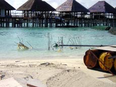 fotografie delle lamentele di Tiziana&Luca nei confronti del tour operator sprintours per i disagi e i disservizi subiti in occasione del viaggio al vilu reef resort isola di meedhuffushi atollo di sud nilandhoo nel settembre 2004