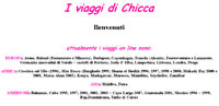 I viaggi di chicca: foto dai viaggi a: cuba - kenya - madagascar - seychelles - maldive - zanzibar - messico - guatemala - eleuthera - turks and caicos - santo domingo - marocco - tunisia - mar rosso - egitto - fuerteventura - praga - lisbona - parigi - atene - creta - rodi - formentera - minorca - budapest - mykonos - santorini