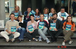 foto notizie e news isole maldive il gruppo di tuttomaldive.it al ttg di rimini 2005 per la presentazione della guida illustrata maldive