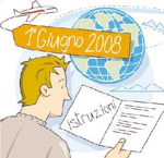24 minuti: notizie di milano e roma dal giornale gratuito le novit in vigore dal mese prossimo l'e-ticketing 1 giugno 2008 a partire da questa data l'emissione elettronica riguarder il 100% dei biglietti aerei emessi non direttamente dalle compagnie. la novit rientra nel programma "simplifying the business", cui aderiscono 240 compagnie di 140 paesi diversi. il programma prevede carte d'imbarco con codici a barre e postazioni self-service per il check-in. con l'e-ticketing si risparmiano 9 dollari a biglietto (quasi 6 euro), si tagliano i costi per 3 miliardi di dollari all'anno (2 miliardi di euro) e si salvano 50mila alberi