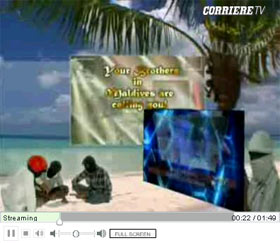 notizie e news isole maldive video di un gruppo qaedista da il corriere on-line