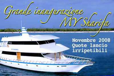 super offerta maldive novembre 2008 inaugurazione barca safari boat sharifa by bluetribe e tuttomaldive.it un'esclusiva per gli amici di www.tuttomaldive.it in collaborazione con bluetribe