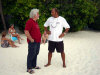 in diretta dalle maldive per www.tuttomaldive.it : enzo spina e patrizio a madoogali 