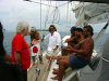 in diretta dalle maldive per www.tuttomaldive.it : patrizio roversi, claudio amendola e l'equipaggio di adriatica