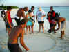 in diretta dalle maldive per www.tuttomaldive.it : velistipercaso paguro race sull'isola deserta
